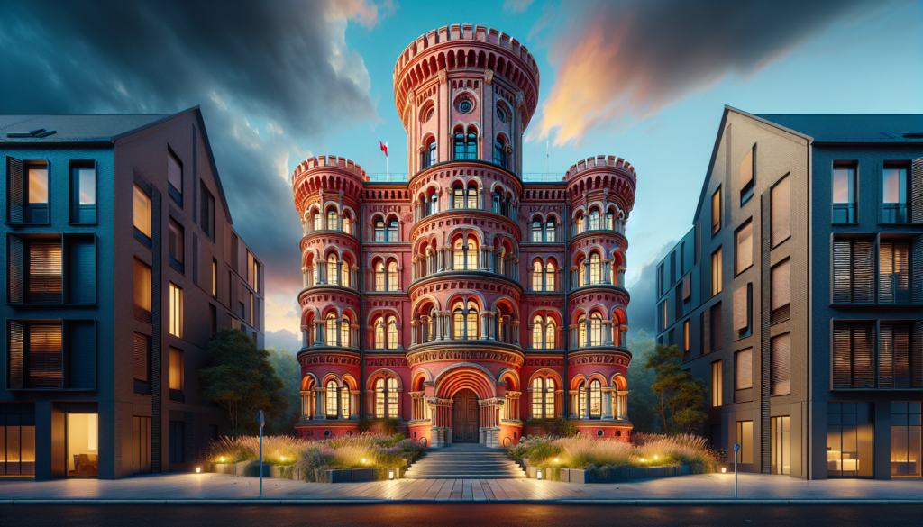Custom Blinds and Found Windows: The Aesthetic of The Red Tower