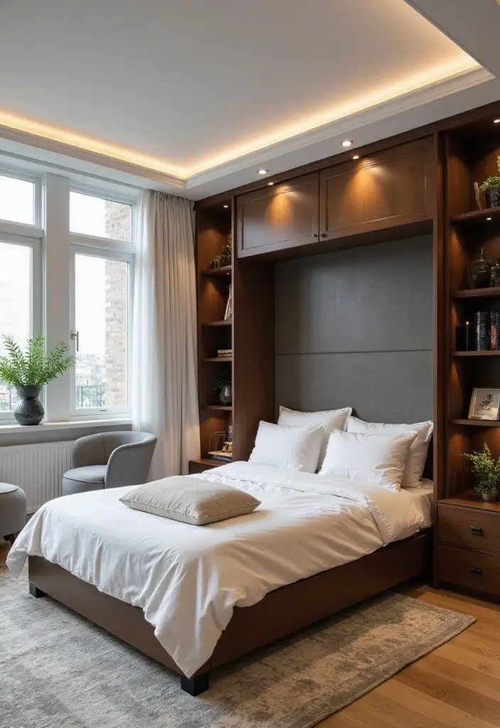 12 Ingenious Tiny House Design Ideas That Maximize Your Space (Space-Saving Interiors #4!) - 1. The Murphy Bed Marvel