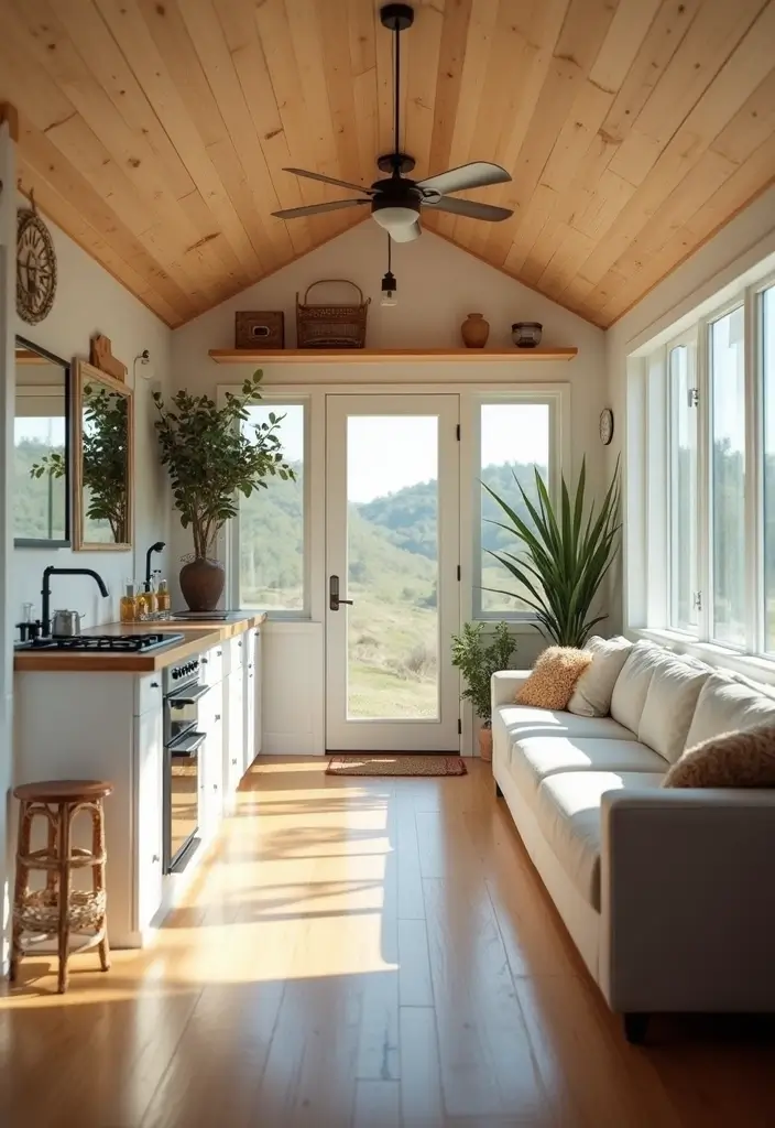 12 Ingenious Tiny House Design Ideas That Maximize Your Space (Space-Saving Interiors #4!) - 6. Natural Light Magic