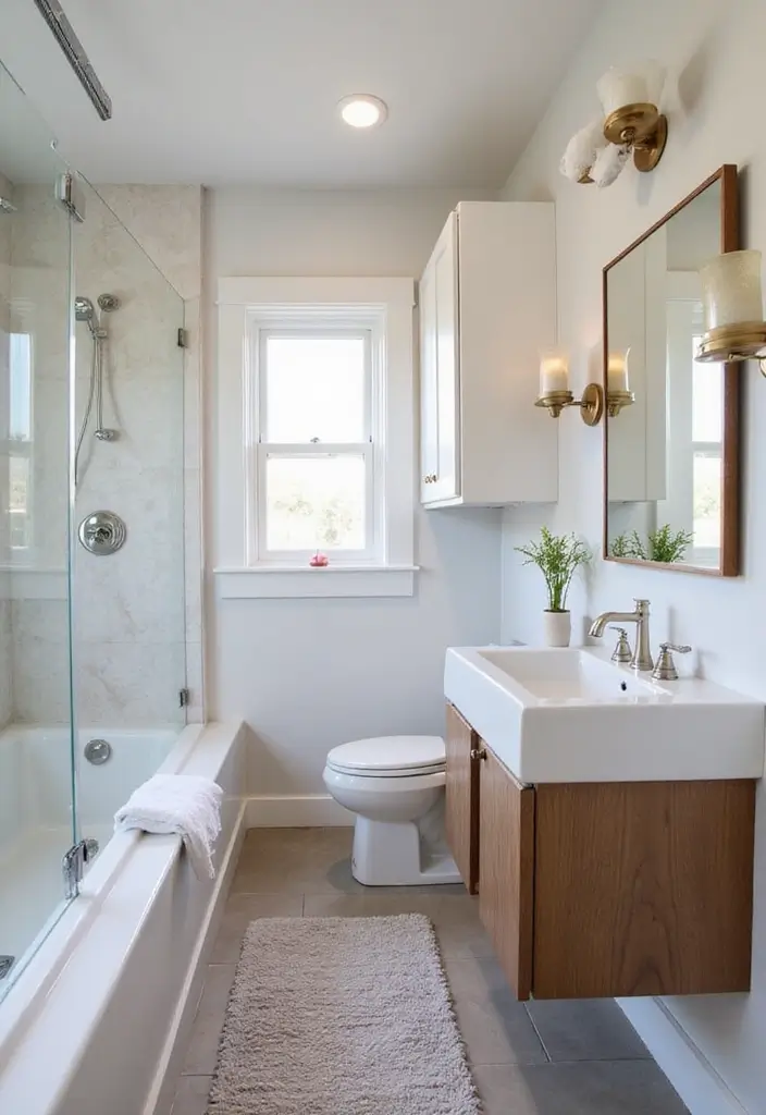 15 Genius Tiny House Design Ideas That'll Transform Your Small Space (You Won't Believe #7!) - 11. Compact Bathrooms with Style