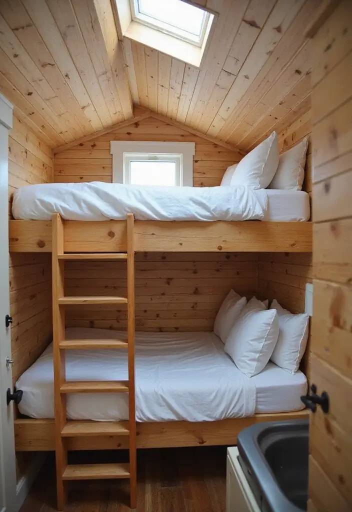15 Genius Tiny House Design Ideas That'll Transform Your Small Space (You Won't Believe #7!) - 4. Lofted Sleeping Areas for Efficient Use of Space