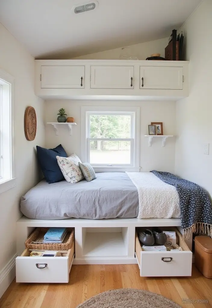 15 Genius Tiny House Design Ideas That'll Transform Your Small Space (You Won't Believe #7!) - 5. Built-in Storage Solutions