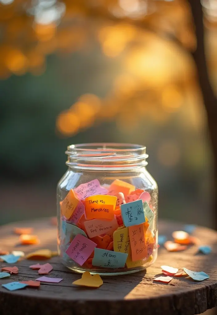 25 Easy DIY Home Decor Projects That'll Transform Your Space (Even Your Kids Can Do #17!) - 25. DIY Memory Jar