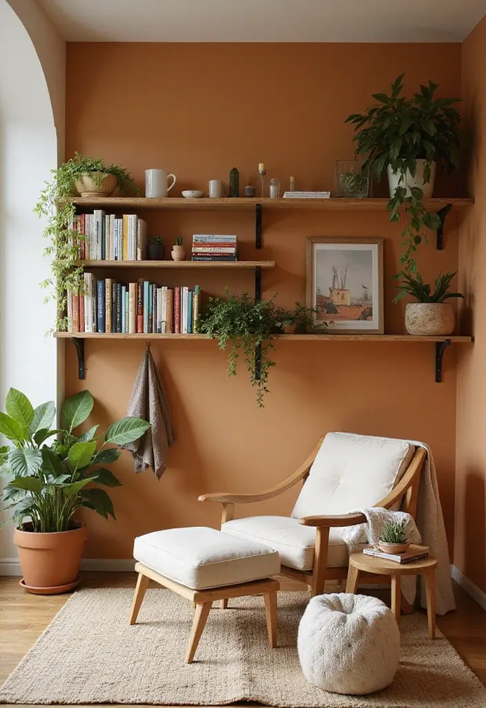 25 Easy DIY Home Decor Projects That'll Transform Your Space (Even Your Kids Can Do #17!) - 3. DIY Floating Shelves