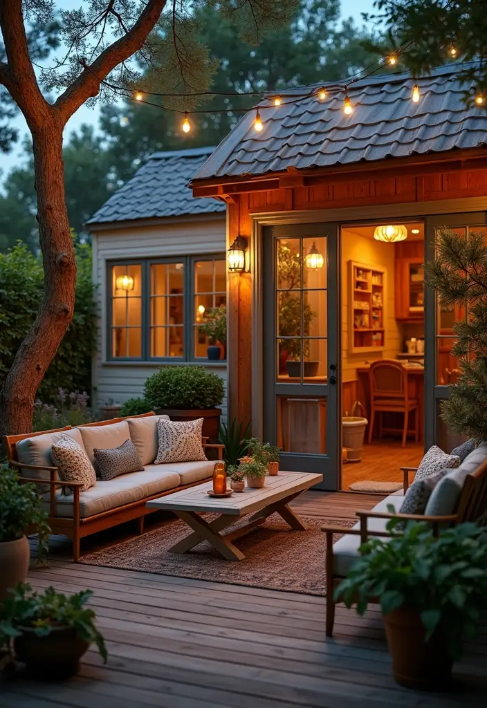Step By Step Guide: How to Create a Cozy, Functional Tiny Home Interior Design on a Budget - 8. Create Outdoor Living Spaces