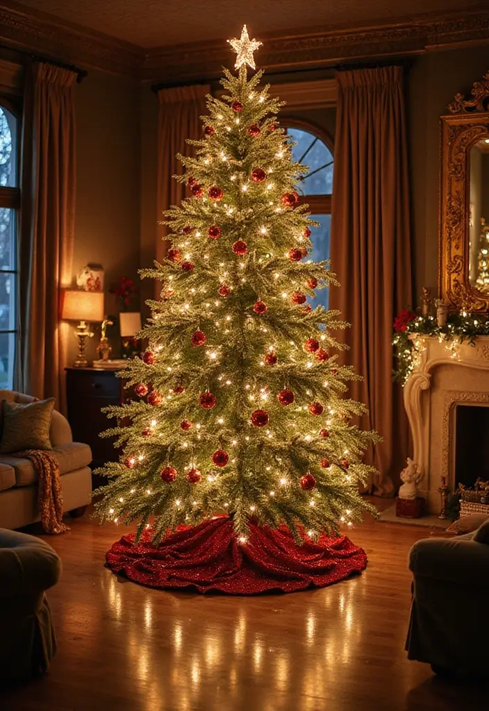 10 Elegant Christmas Trees That Will Transform Your Home into a Winter Wonderland! - 10. Sparkling Sequin Tree