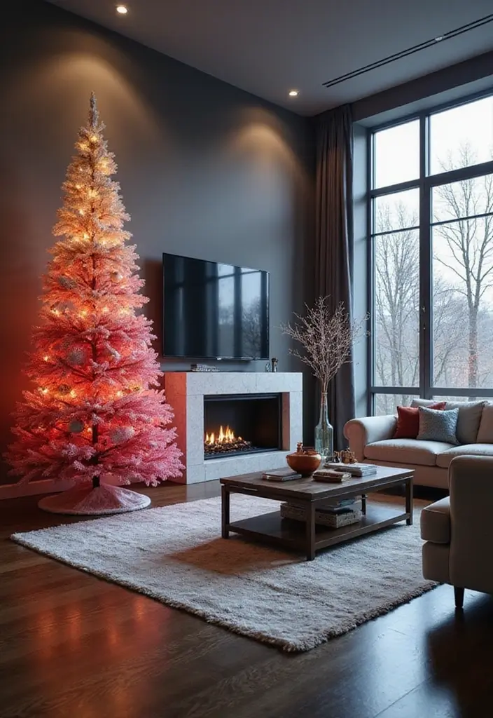 10 Elegant Christmas Trees That Will Transform Your Home into a Winter Wonderland! - 7. Elegant Ombre Effect