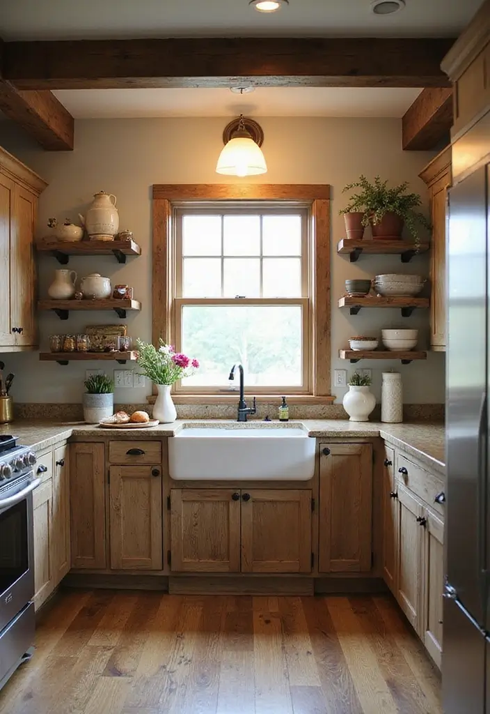 10 Elegant Kitchen Designs That Will Make You Fall in Love with Cooking Again! - 3. Cozy Farmhouse Charm 1