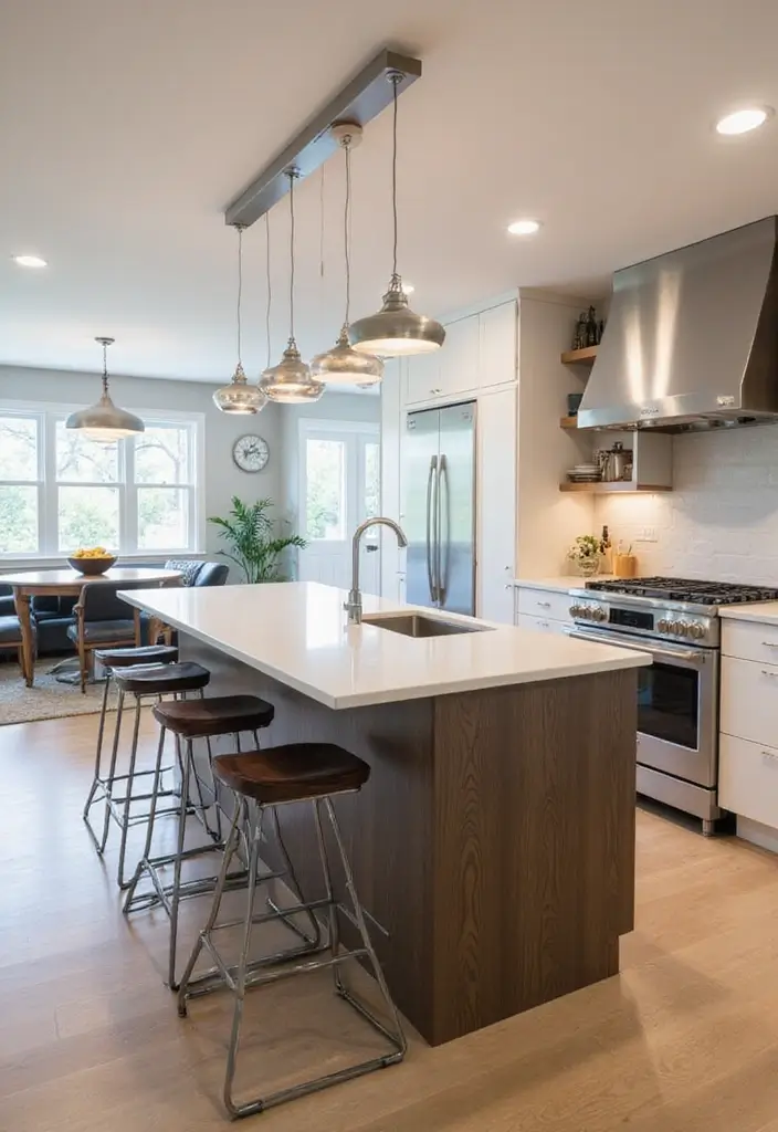 10 Elegant Kitchen Designs That Will Make You Fall in Love with Cooking Again! - 5. Open Concept Bliss 1