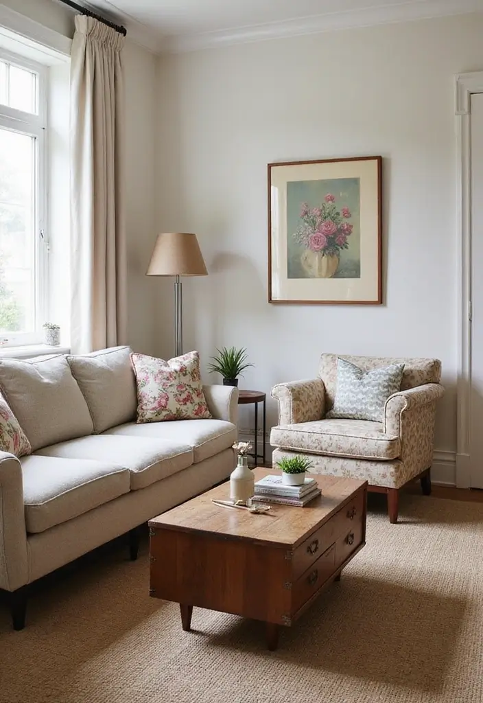 10 Jaw-Dropping Eclectic Furniture Arrangements That Transform Any Room (#7 Will Surprise You!) - 1. The Charming Vintage Mix 1