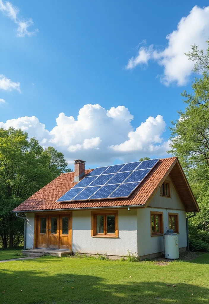 14 Off-Grid Tiny Home Ideas That'll Make You Go Green Without Sacrificing Comfort! - 1. Solar-Powered Serenity