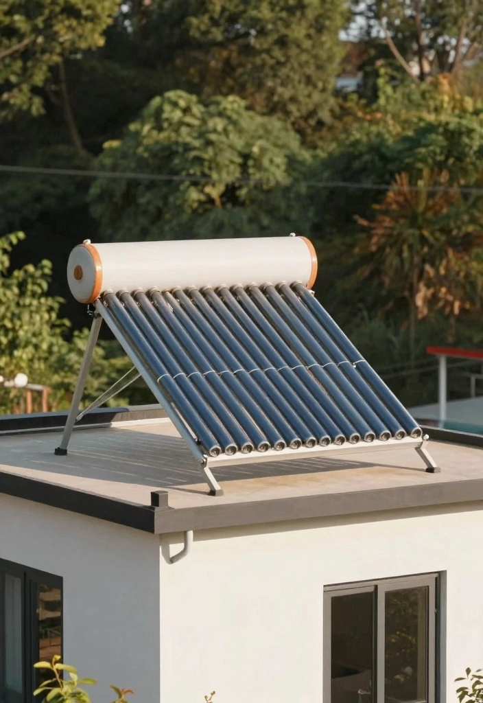 14 Off-Grid Tiny Home Ideas That'll Make You Go Green Without Sacrificing Comfort! - 9. Off-Grid Solar Water Heating