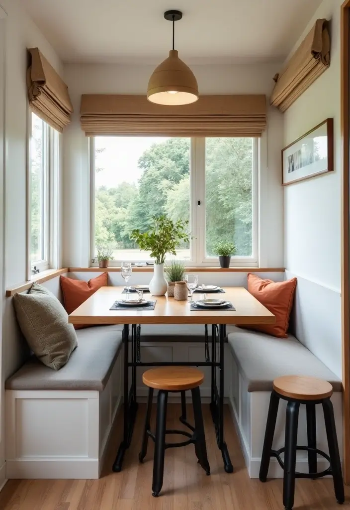 21 Stunning Tiny Home Decor Ideas That Will Transform Your Space! - 14. Compact Dining Solutions