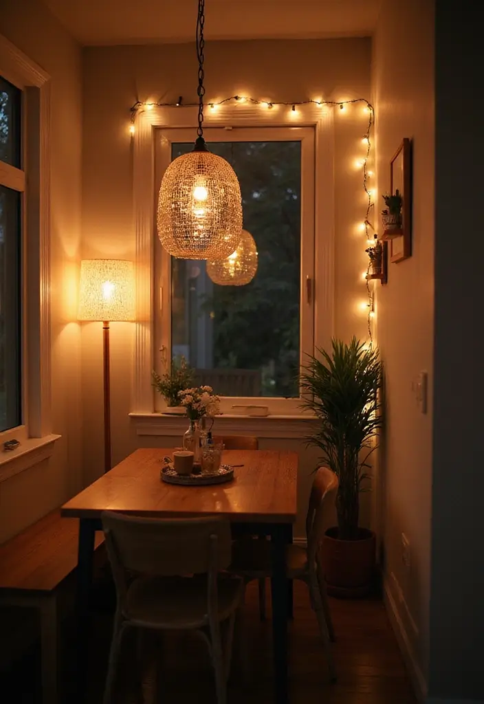 21 Stunning Tiny Home Decor Ideas That Will Transform Your Space! - 8. Statement Lighting