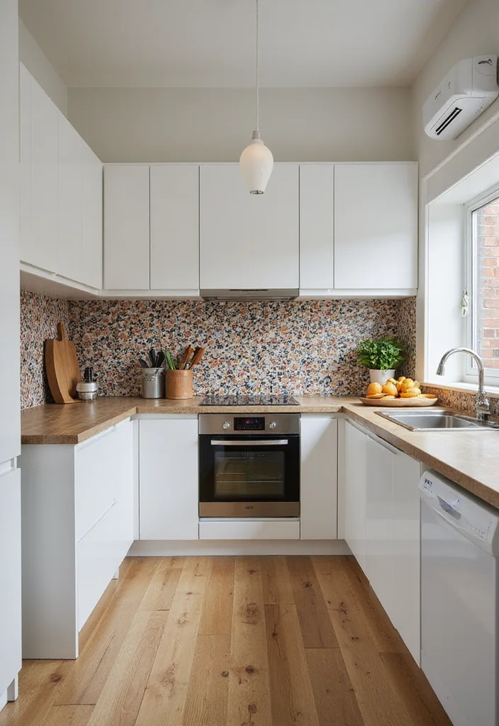 21 Stylish Tiny Kitchen Designs That Prove Small Can Be Fabulous! - 13. Trendy Backsplashes: Add Personality