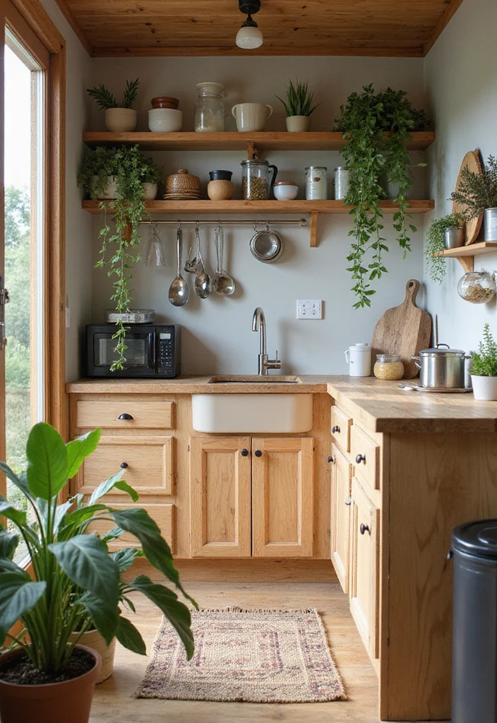 21 Stylish Tiny Kitchen Designs That Prove Small Can Be Fabulous! - 7. Eco-Friendly Designs: Go Green