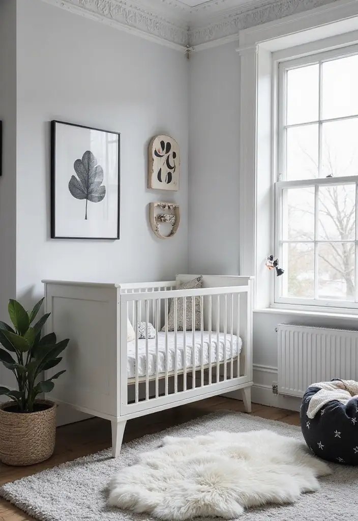 25 Adorable Nursery Room Inspirations That'll Make You Want to Have a Baby NOW! - 10. Elegant Monochrome 1