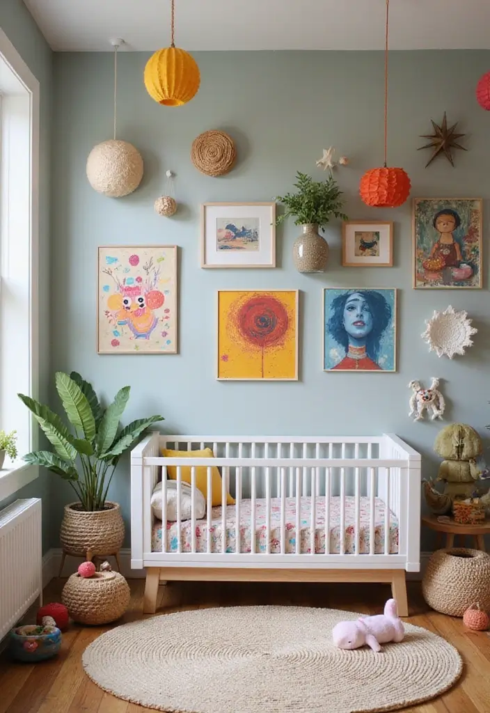 25 Adorable Nursery Room Inspirations That'll Make You Want to Have a Baby NOW! - 14. Artful Expressions 1