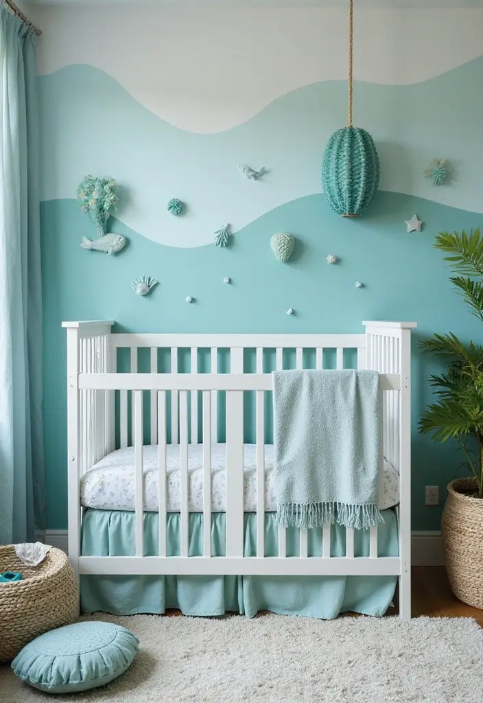 25 Adorable Nursery Room Inspirations That'll Make You Want to Have a Baby NOW! - 16. Under the Sea 1