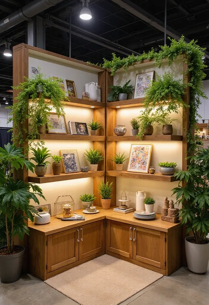 Transform Your 10x10 Vendor Booth Layout into a Showstopper (You'll Love #3!) - 1. Use Vertical Space Wisely 1