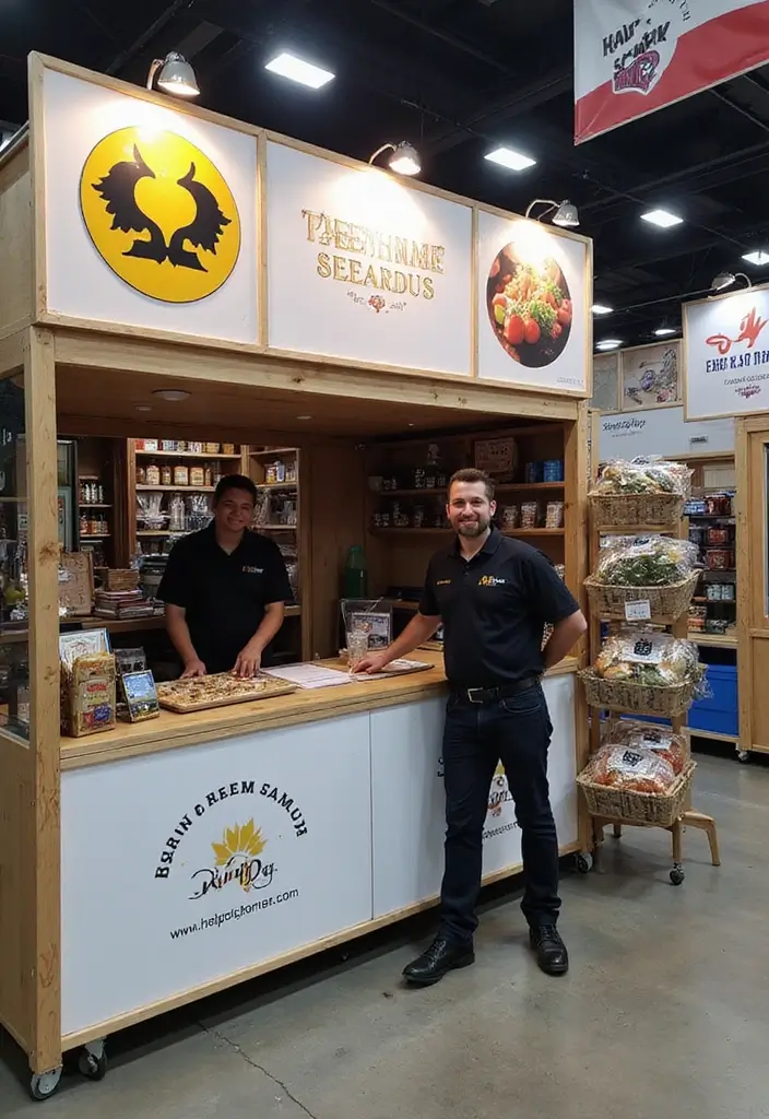 Transform Your 10x10 Vendor Booth Layout into a Showstopper (You'll Love #3!) - 9. Personalize Your Brand 1