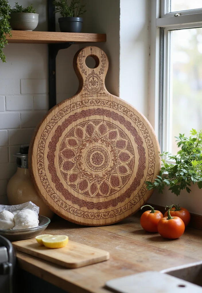 15 Stunning Wooden Cutting Boards Perfect for Your Tiny Home Kitchen (You Won't Believe #7!) - 10. Artistic Designs 1