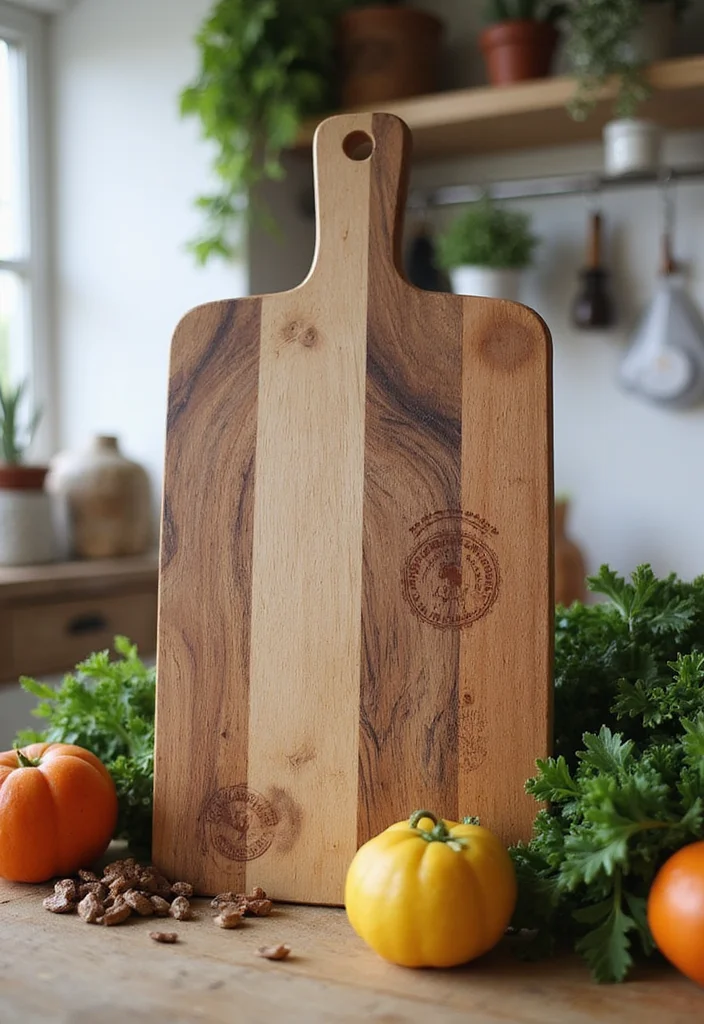 15 Stunning Wooden Cutting Boards Perfect for Your Tiny Home Kitchen (You Won't Believe #7!) - 12. Eco-Conscious Recycled Boards 1