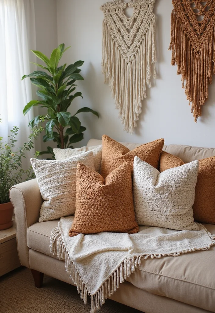 15 Must-Have Bohemian Throw Pillows for a Cozy, Stylish Home! - 1. Woven Textured Pillows 1