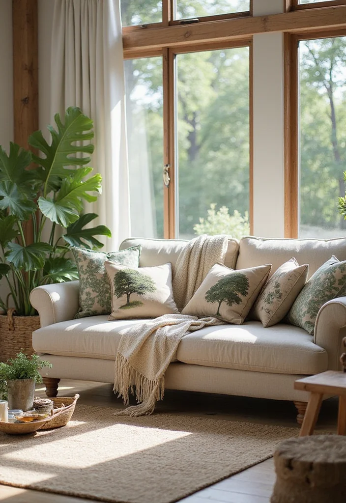 15 Must-Have Bohemian Throw Pillows for a Cozy, Stylish Home! - 11. Nature-Inspired Designs 1