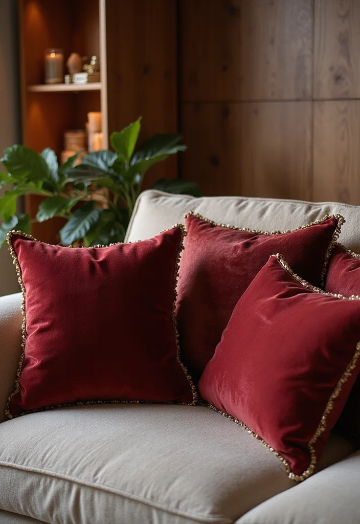 15 Must-Have Bohemian Throw Pillows for a Cozy, Stylish Home! - 4. Velvet Elegance 1