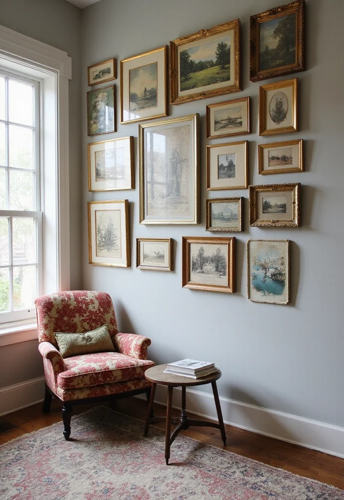 12 Vintage Wall Art Tips That Will Elevate Your Interior Design Game (Don't Miss #9!) - 1. Create a Gallery Wall 1