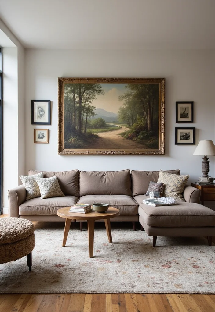 12 Vintage Wall Art Tips That Will Elevate Your Interior Design Game (Don't Miss #9!) - 11. Play with Scale 1