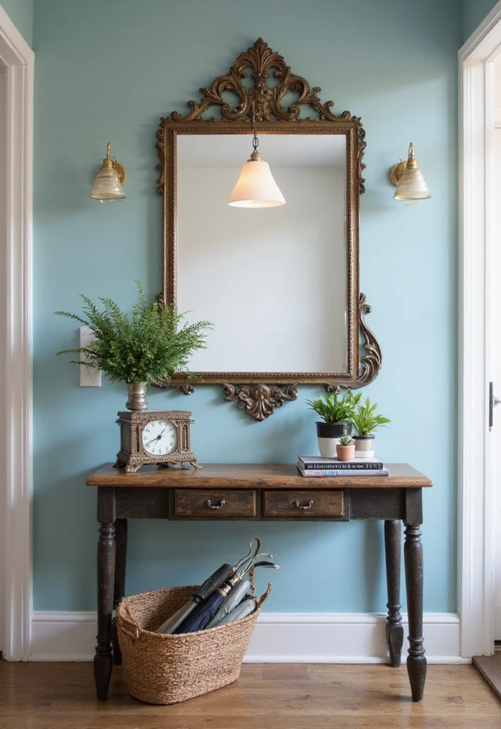 12 Vintage Wall Art Tips That Will Elevate Your Interior Design Game (Don't Miss #9!) - 3. Use Vintage Mirrors 1