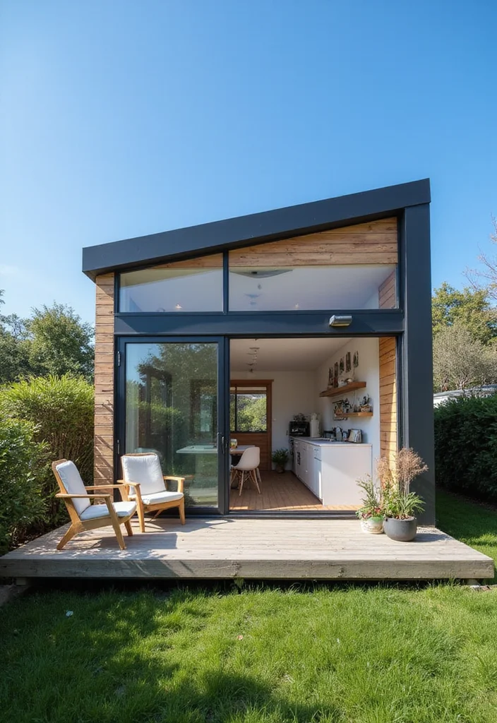 15 Stunning Tiny Home Designs That Prove Less Is More (Wait Until You See #3!) - 1. The Modern Marvel: Sleek and Stylish 1