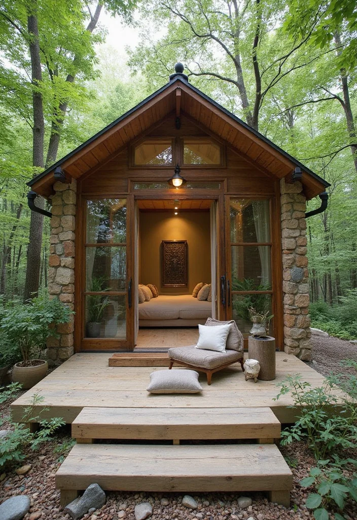 15 Stunning Tiny Home Designs That Prove Less Is More (Wait Until You See #3!) - 10. The Zen Tiny Home: Tranquility in Design 1