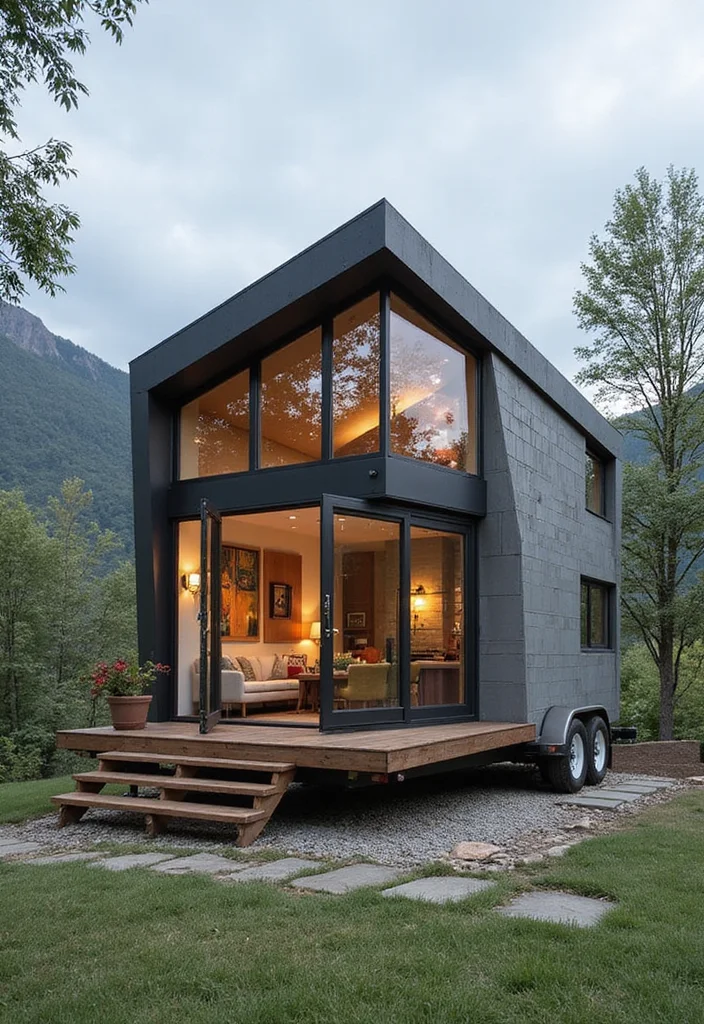 15 Stunning Tiny Home Designs That Prove Less Is More (Wait Until You See #3!) - 12. The Geometric Wonder: Unique Shapes and Designs 1