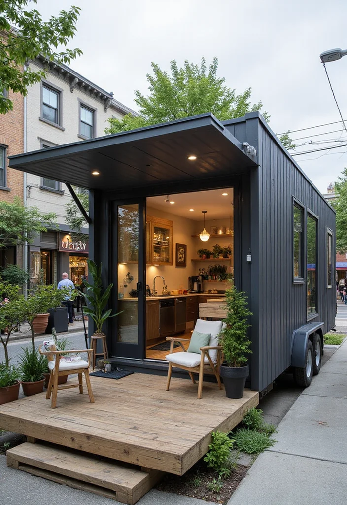 15 Stunning Tiny Home Designs That Prove Less Is More (Wait Until You See #3!) - 5. The Urban Tiny Home: City Living Simplified 1