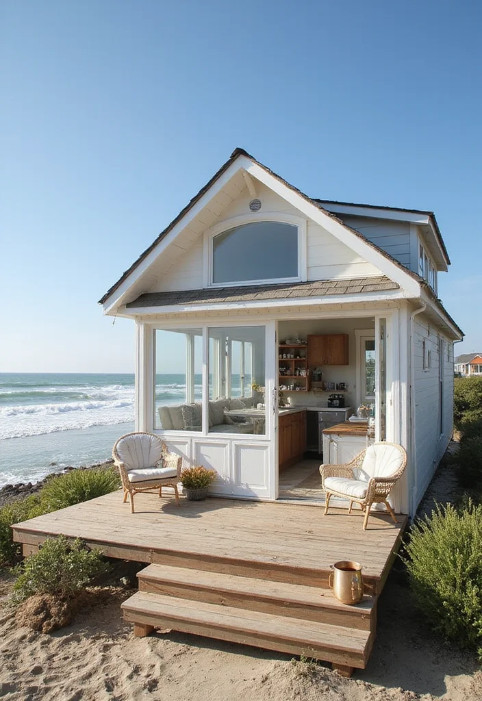 15 Stunning Tiny Home Designs That Prove Less Is More (Wait Until You See #3!) - 7. The Beachy Retreat: Ocean Inspired Living 1