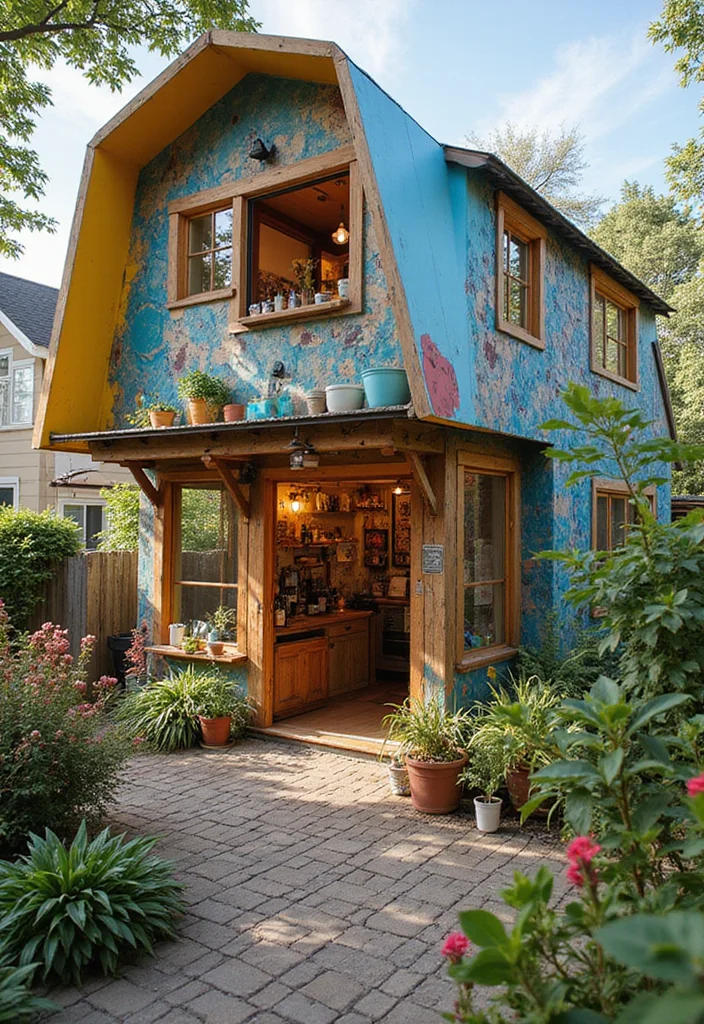 15 Stunning Tiny Home Designs That Prove Less Is More (Wait Until You See #3!) - 8. The Artistic Escape: Creativity in Every Corner 1