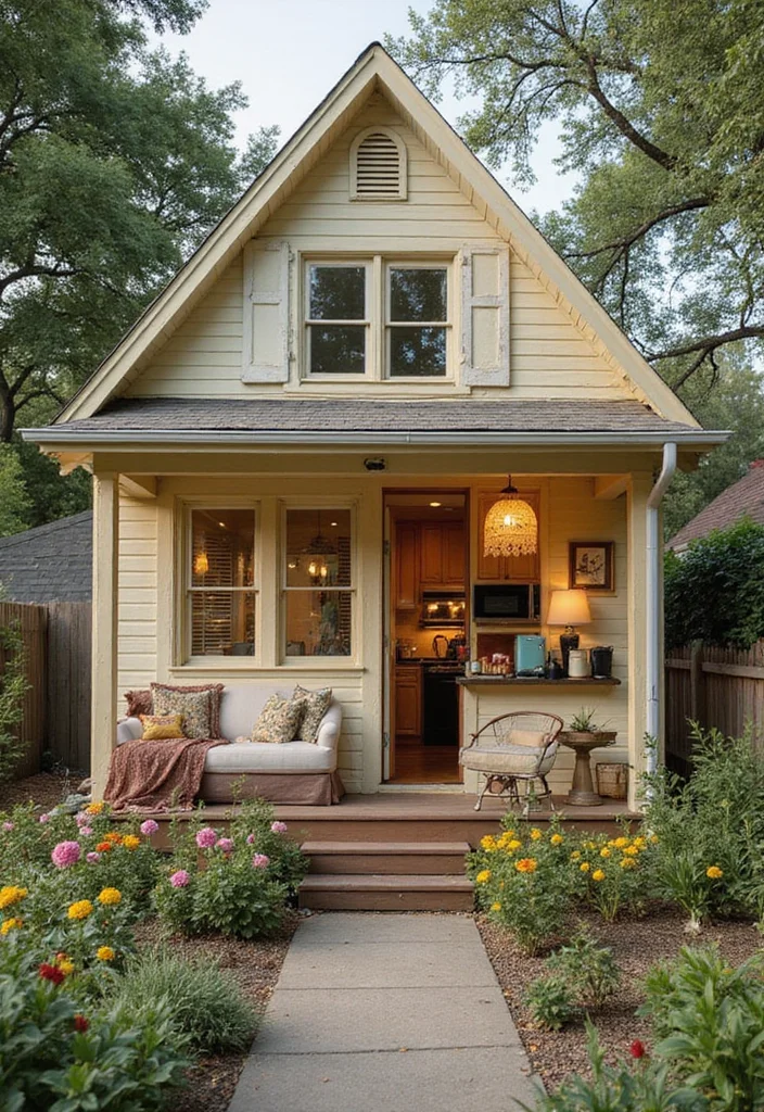 15 Stunning Tiny Home Designs That Prove Less Is More (Wait Until You See #3!) - 9. The Vintage Vibe: Retro Inspirations 1