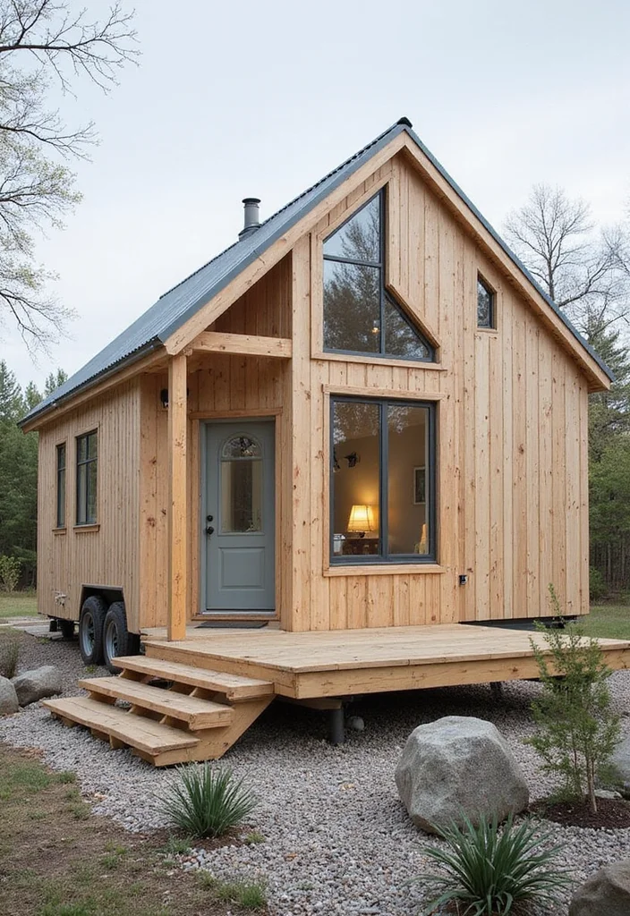 15 Stunning Tiny Home Exteriors That Will Make You Jealous of Their Curb Appeal! - 12. Scandinavian Simplicity 1
