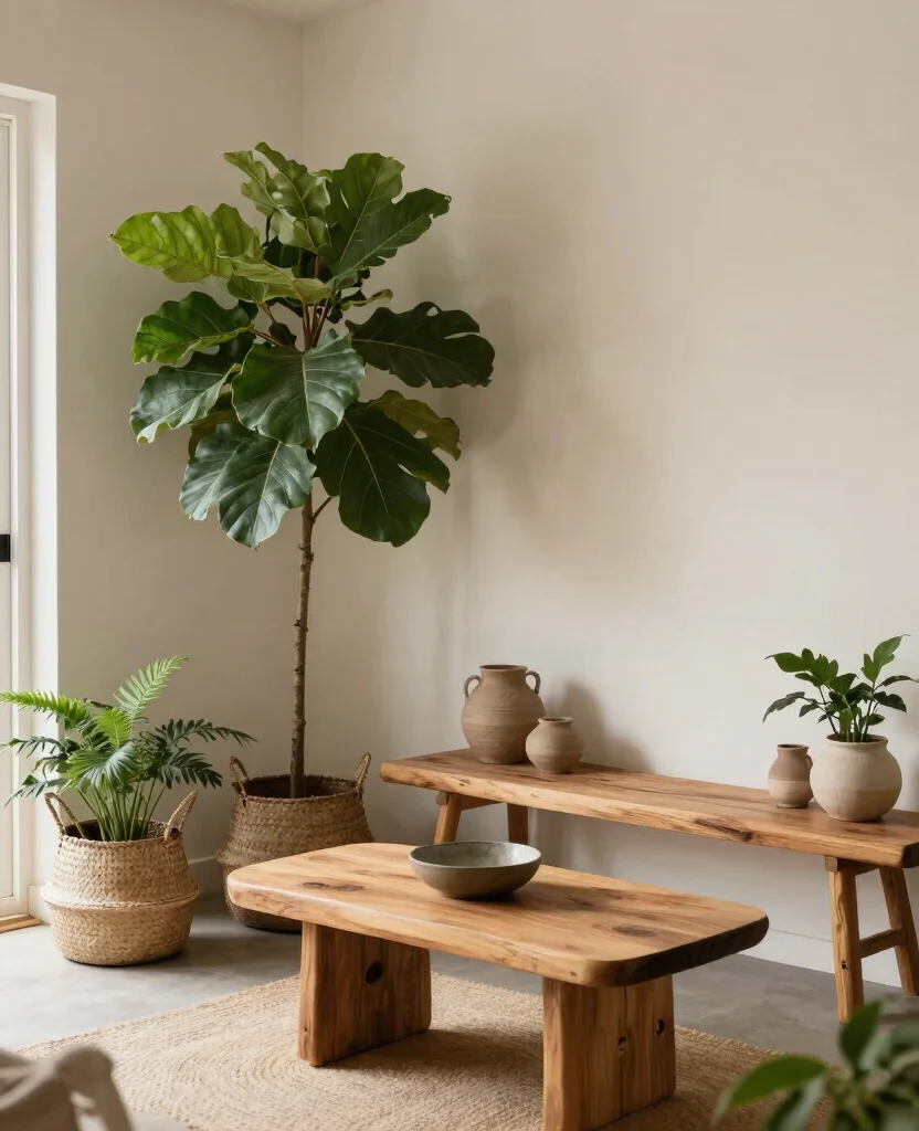 10 Inspiring Minimalist Home Ideas for Cozy Tiny Living Spaces - 3. Nature-Inspired Decor 1