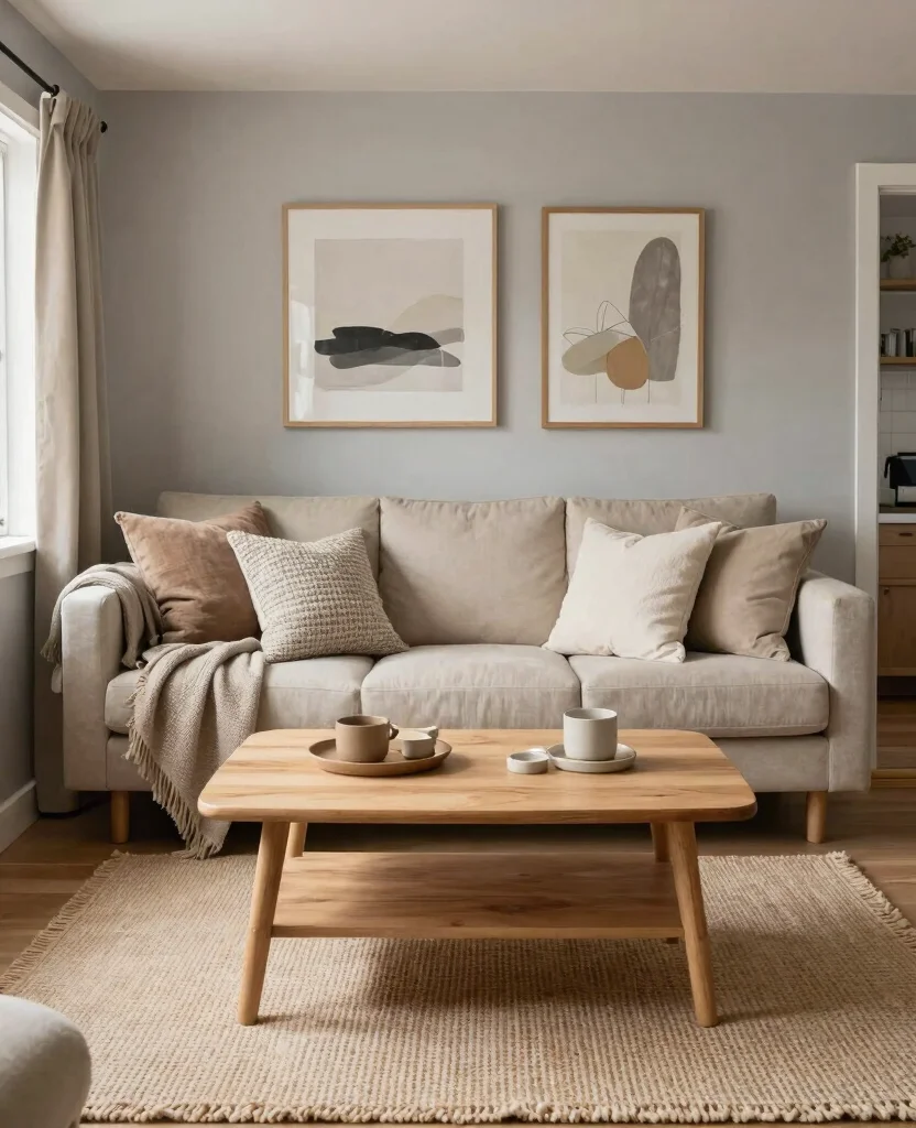 10 Inspiring Minimalist Home Ideas for Cozy Tiny Living Spaces - 6. Neutral Color Palettes 1