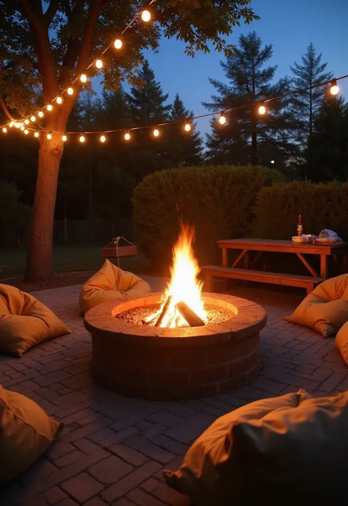 10 Jaw-Dropping Outdoor Living Spaces Makeovers That Transform Your Backyard Overnight - 1. Cozy Fire Pit Retreat 1