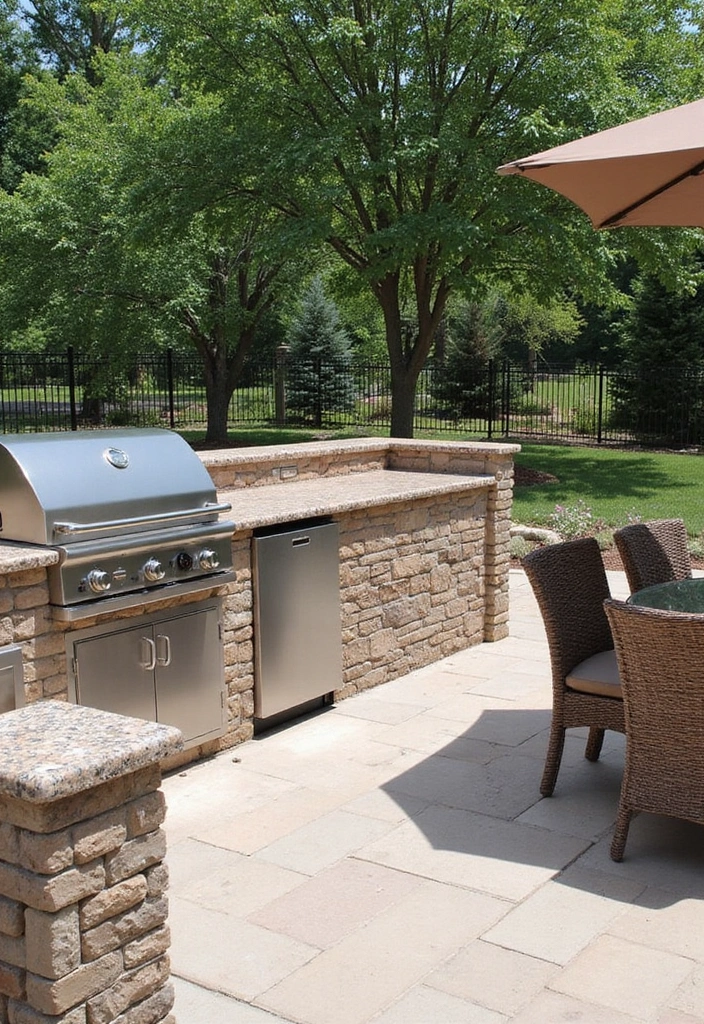 10 Jaw-Dropping Outdoor Living Spaces Makeovers That Transform Your Backyard Overnight - 7. Outdoor Kitchen Delight 1
