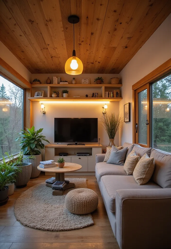 12 Tiny Home Lighting Ideas That Will Transform Your Space into a Cozy Oasis! - 10. Smart Lighting Solutions 1