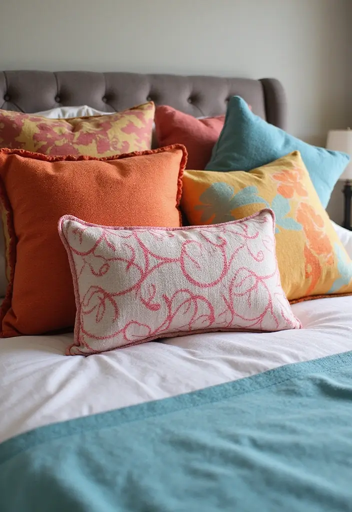 20 Cozy Bedroom Inspiration Ideas That Make Your Space Unbelievably Snug - 18. Accent Pillows 1