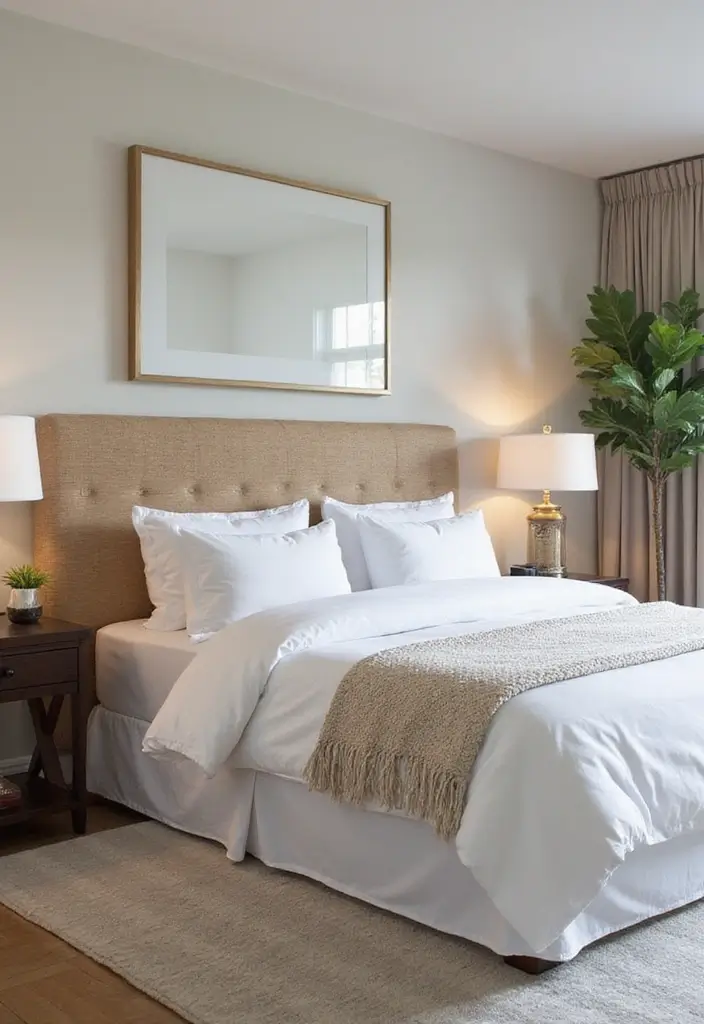 20 Cozy Bedroom Inspiration Ideas That Make Your Space Unbelievably Snug - 7. Statement Headboard 1