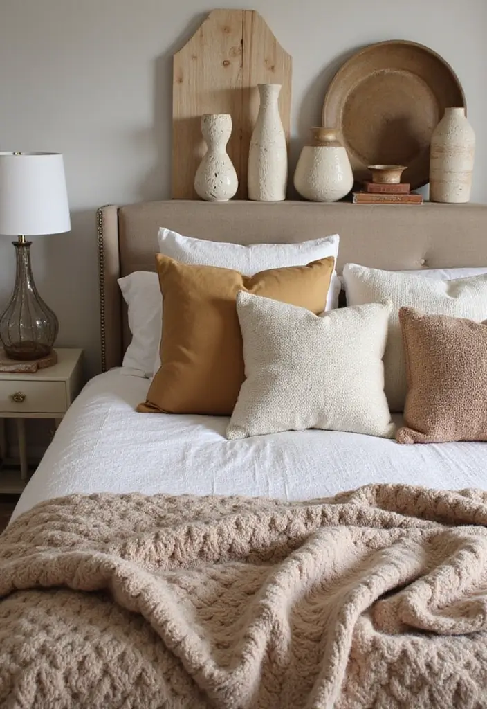 20 Cozy Bedroom Inspiration Ideas That Make Your Space Unbelievably Snug - 9. Warm Accents 1