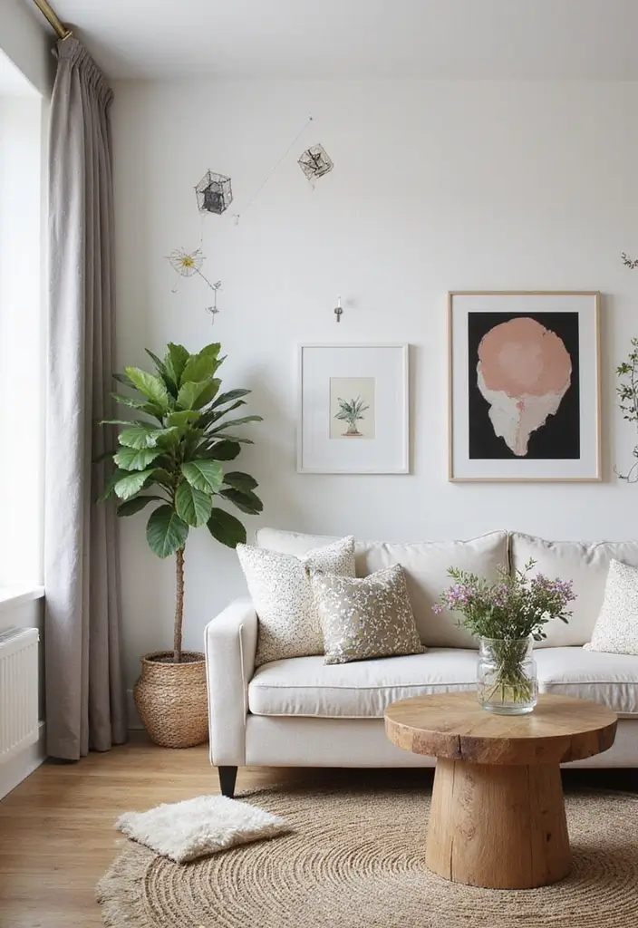 30 Jaw-Dropping Modern Wall Art Ideas to Elevate Your Living Room Instantly - 11. Wall Decals 1